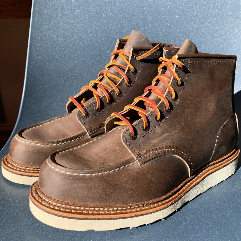 NEW Red Wing Moc Toe 8883 Concrete R&T 12 D